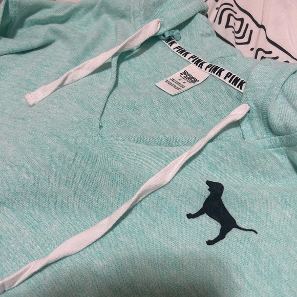 Victoria's Secret PINK Mint Hoodie V - Picture 3 of 5